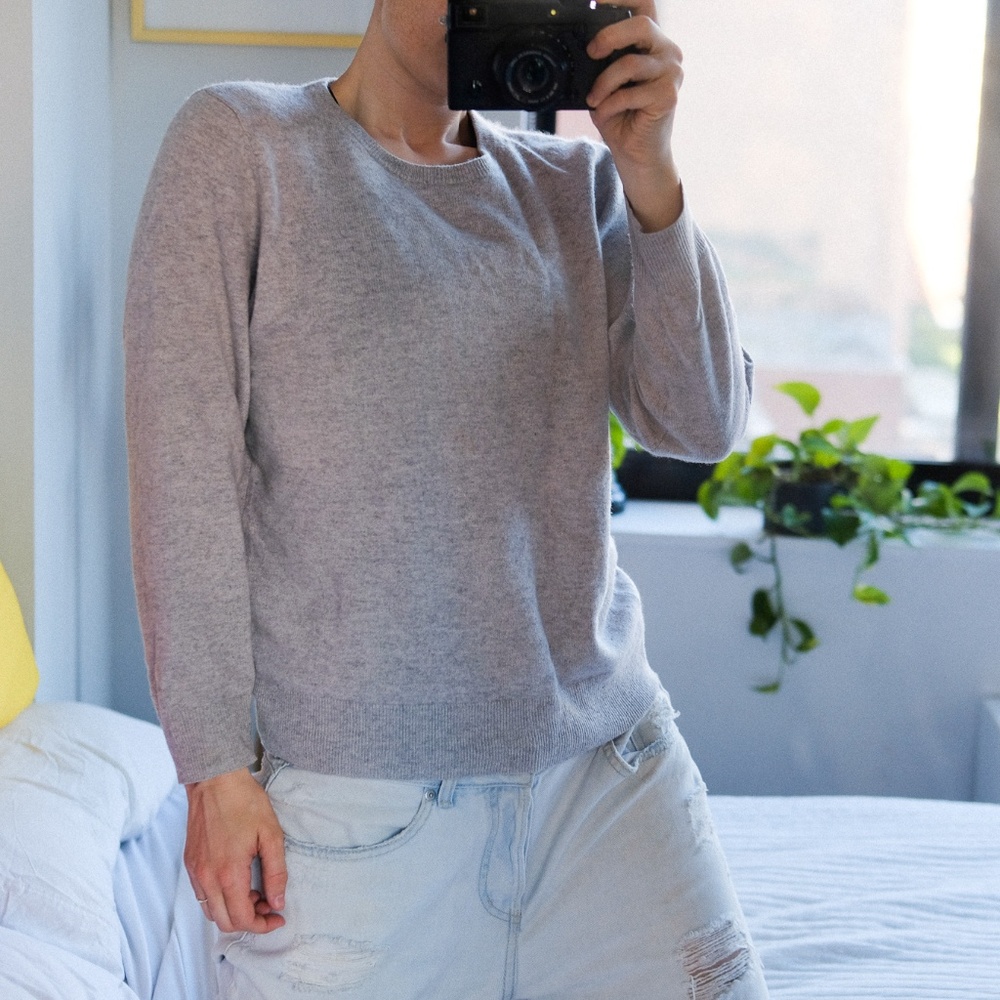 Gray Cashmere Sweater from Grana